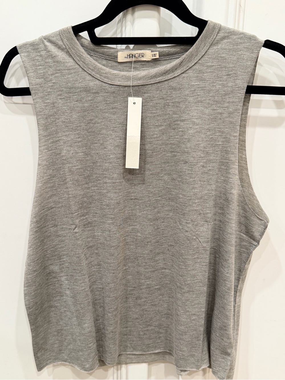 The Hanger (Joah Brown) Gray Sleeveless Crewneck Tank